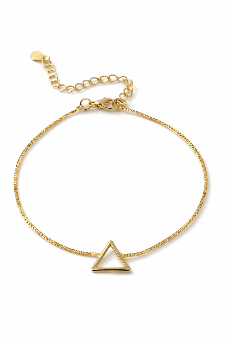 PULSEIRA CORRENTE COM DESING TRIÂNGULO