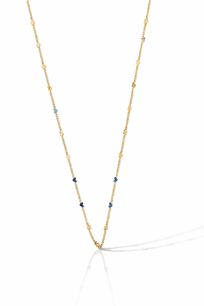 COLAR COM MINI CORAÇÕES (CO263)