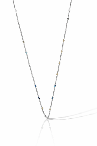 COLAR COM MINI CORAÇÕES (CO263)