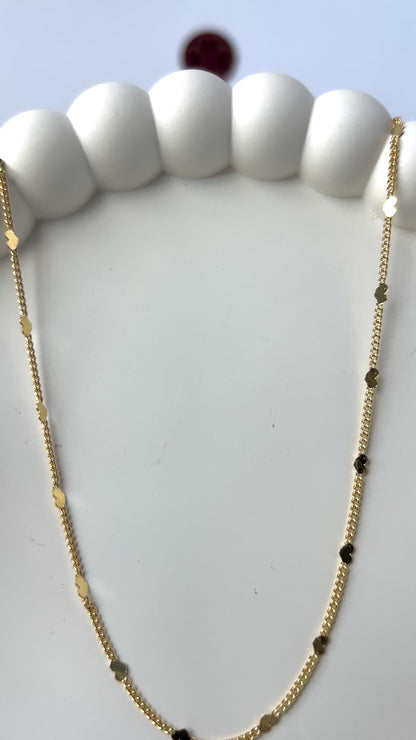 COLAR COM MINI CORAÇÕES (CO263)